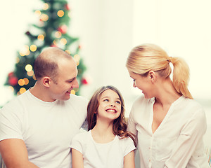 Image showing happy family at home