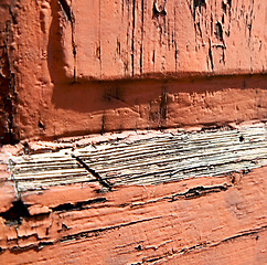 Image showing door in italy old ancian wood and trasditional  texture nail