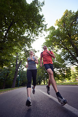 Image showing couple jogging