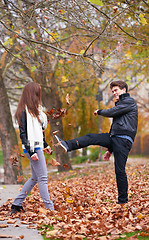 Image showing autumn couple