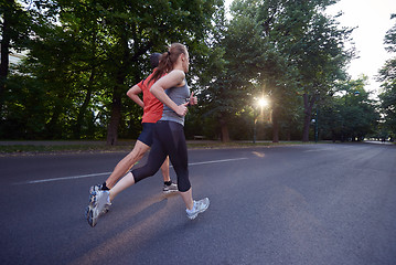 Image showing couple jogging