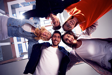 Image showing happy students celebrate