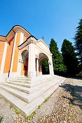 Image showing monument old architecture in  europe    and sunlight