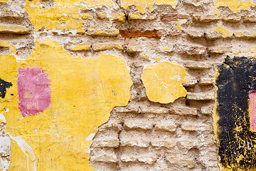 Image showing line in morocco africa  colorated floor ceramic abstract