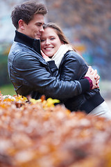 Image showing autumn couple