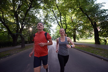 Image showing couple jogging