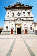 Image showing monument old   in italy europe     and sunlight