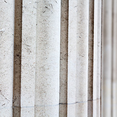 Image showing brick in london     the    abstract    texture of a ancien wall 