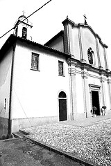 Image showing old architecture in italy europe milan religion and sunlight