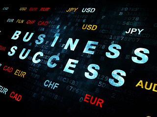 Image showing Business concept: Business Success on Digital background