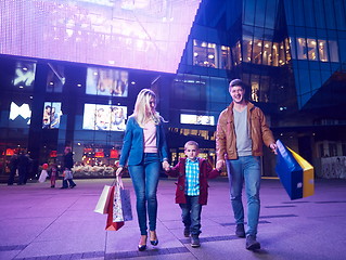 Image showing Group Of Friends Enjoying Shopping