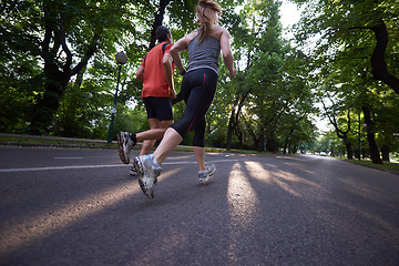 Image showing couple jogging