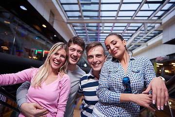 Image showing friends in shopping