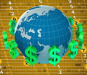 Image showing Forex Dollars Represents United States And Banking