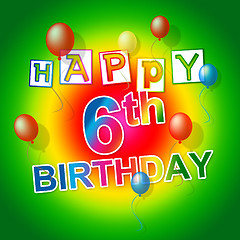 Image showing Happy Birthday Indicates Fun Congratulation And Joy