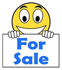 Image showing For Sale On Sign Means Purchasable Available To Buy Or On Offer