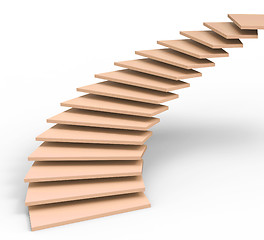 Image showing Vision Future Represents Stairs Objectives And Ascending