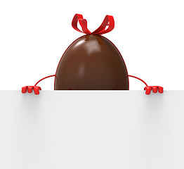 Image showing Easter Egg Indicates Text Space And Confectionery