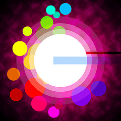 Image showing Background Circles Represents Light Burst And Backgrounds