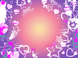 Image showing Background Copyspace Shows Valentine Day And Copy-Space