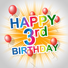 Image showing Happy Birthday Means Celebrations Greetings And Celebrate