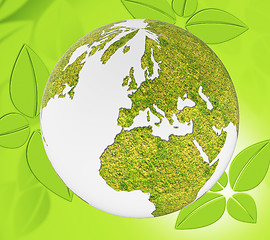 Image showing Nature World Represents Global Environmental And Natural