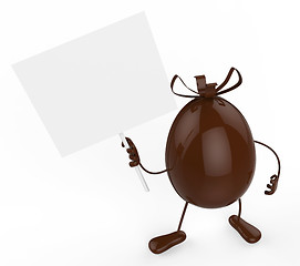 Image showing Easter Egg Indicates Empty Space And Blank