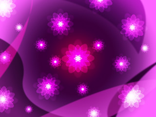 Image showing Floral Purple Shows Background Backgrounds And Backdrop