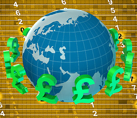 Image showing Pounds Forex Means Worldwide Trading And Currency