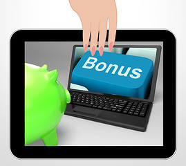 Image showing Bonus Key Displays Incentives And Extras On Web