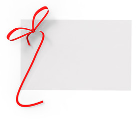 Image showing Gift Card Indicates Text Space And Copy-Space