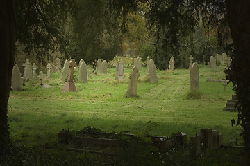 Image showing English graveyard