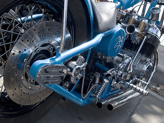 Image showing Detail of motorcycle