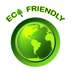 Image showing Eco Friendly Shows Earth Day And Environment