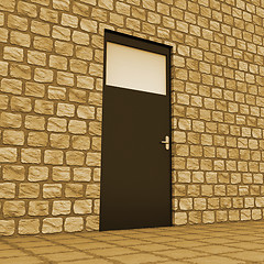 Image showing Vision Door Indicates Aspirations Plan And Aim