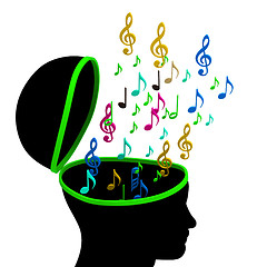 Image showing Education Music Means Treble Clef And Composer