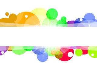 Image showing Copyspace Background Indicates Colourful Colorful And Bubble