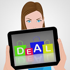 Image showing Deal Bags Displays Retail Shopping and Buying