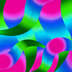 Image showing Color Twirl Means Artistic Multicolored And Colours