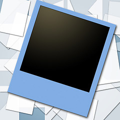 Image showing Photo Frames Means Blank Space And Background