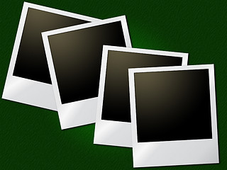 Image showing Photo Frames Shows Text Space And Blank