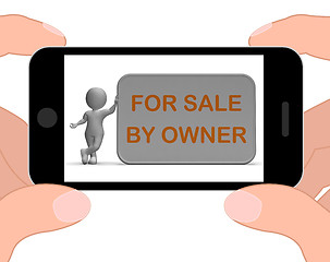 Image showing For Sale By Owner Phone Means Property Or Item Listing