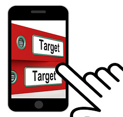 Image showing Target Folders Displays Business Goals And Objectives