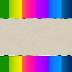 Image showing Copyspace Paper Means Blank Multicolored And Colours