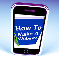 Image showing How to Make a Website on Phone Shows Online Strategy