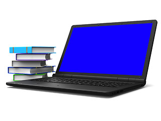 Image showing Books Computer Means Computing Pc And Www