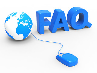 Image showing Faq Global Represents World Wide Web And Www