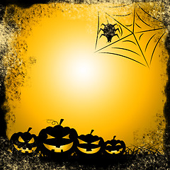 Image showing Spider Halloween Indicates Trick Or Treat And Celebration