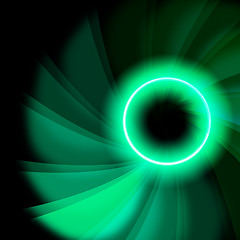 Image showing Twirl Space Means Light Burst And Artistic