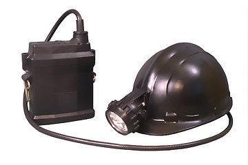 Image showing Storage Torch and Helmet for Miner and Lifeguards